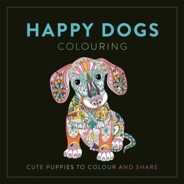 Happy Dogs Colouring – LOM ART – boek cover