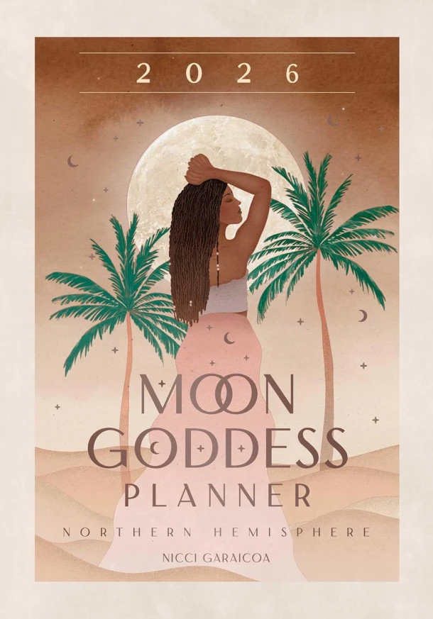 2026 Moon Goddess Planner - Northern Hemisphere – Nicci Garaicoa – boek cover