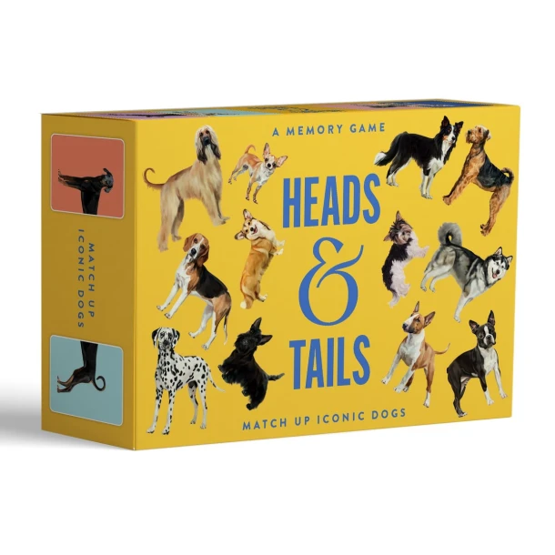 Heads & Tails: A Dog Memory Game – Marta Zafra – boek cover