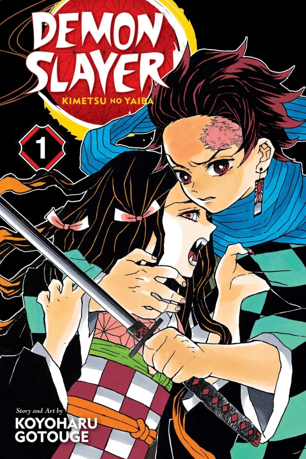 Demon Slayer: Kimetsu no Yaiba, Vol. 1 – Koyoharu Gotouge – boek cover