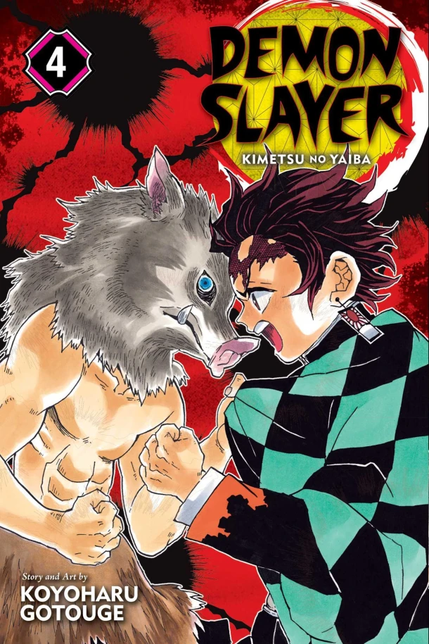 Demon Slayer: Kimetsu no Yaiba, Vol. 4 – Koyoharu Gotouge – boek cover