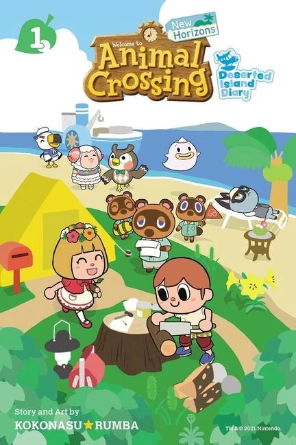 Animal Crossing: New Horizons, Vol. 1 – Kokonasu Rumba – boek cover