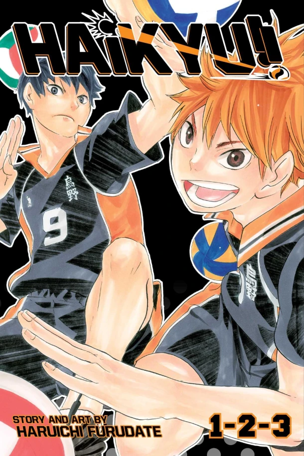 Haikyu!! (3-in-1 Edition), Vol. 1 – Haruichi Furudate – boek cover