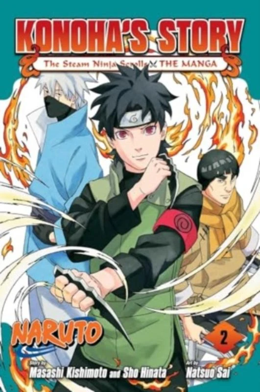 Naruto: Konoha's Story¿The Steam Ninja Scrolls: The Manga, Vol. 2 – Masashi Kishimoto – boek cover