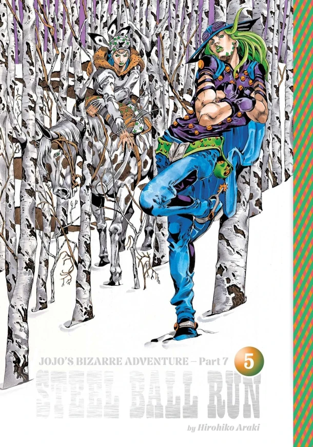 JoJo's Bizarre Adventure: Part 7--Steel Ball Run, Vol. 5 – Hirohiko Araki – boek cover