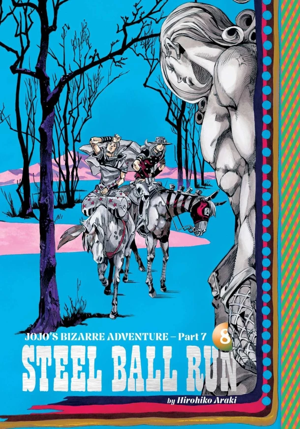 JoJo's Bizarre Adventure: Part 7--Steel Ball Run, Vol. 8 – Hirohiko Araki – boek cover