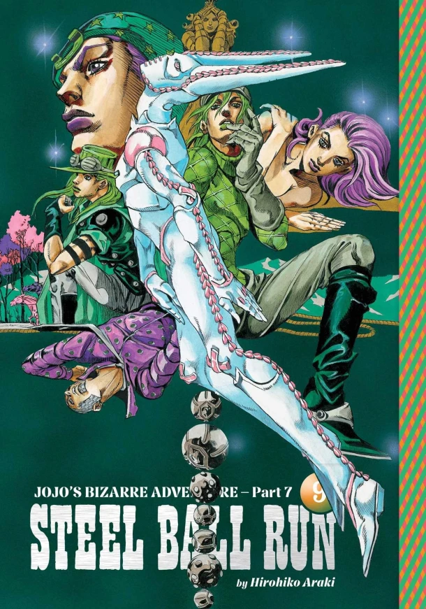 JoJo's Bizarre Adventure: Part 7--Steel Ball Run, Vol. 9 – Hirohiko Araki – boek cover