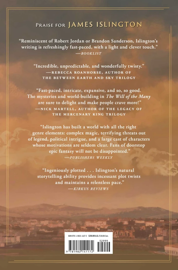 The Will of the Many – James Islington – boek cover