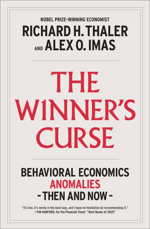The Winner's Curse – Richard H. Thaler – boek cover