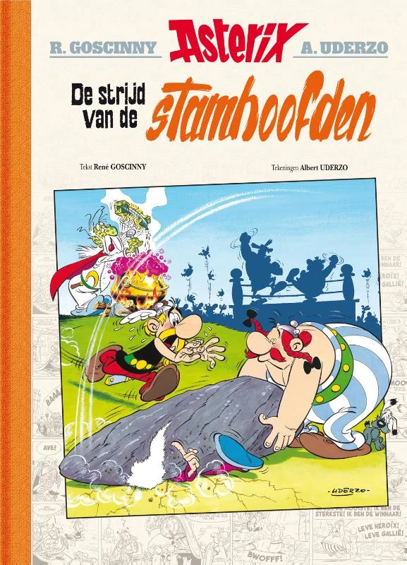 Asterix lu7. de strijd van de stamhoofden (luxe editie) – boek cover