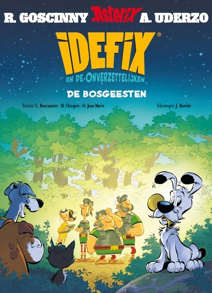 Idefix en de onverzettelijken 6 - de bosgeesten – cedric bacconnier – boek cover