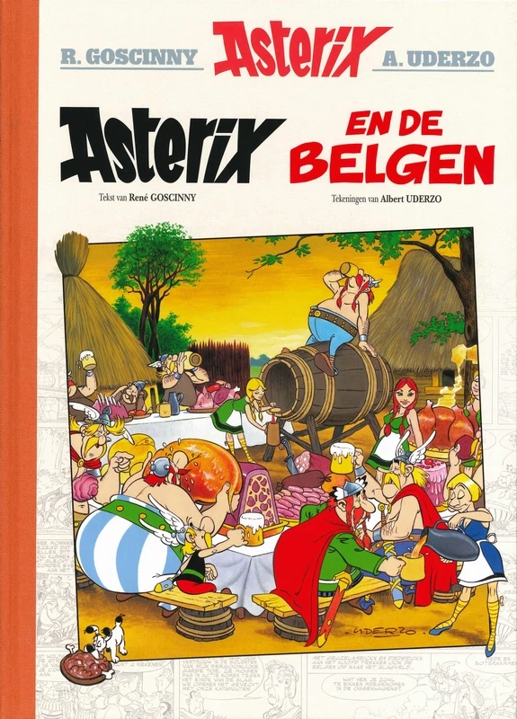Asterix lu24. asterix en de belgen (luxe editie) – boek cover