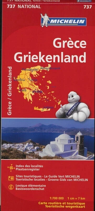 MICHELIN 737 GRIEKENLAND – boek cover