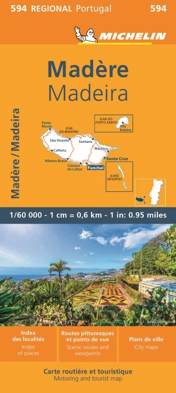 Michelin 594 Madeira – boek cover