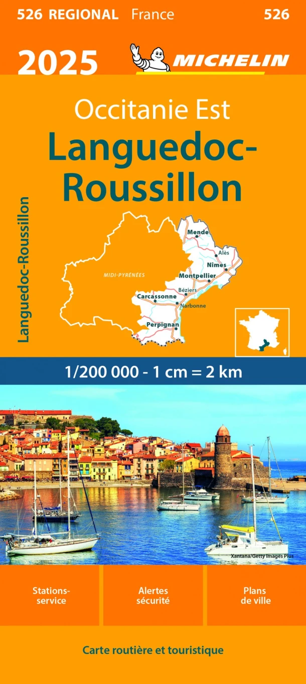 Michelin 526 Languedoc-Roussillon 2025 – boek cover