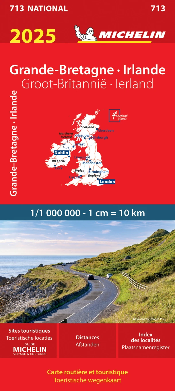Michelin 713 Groot-Brittanië 2025 – boek cover