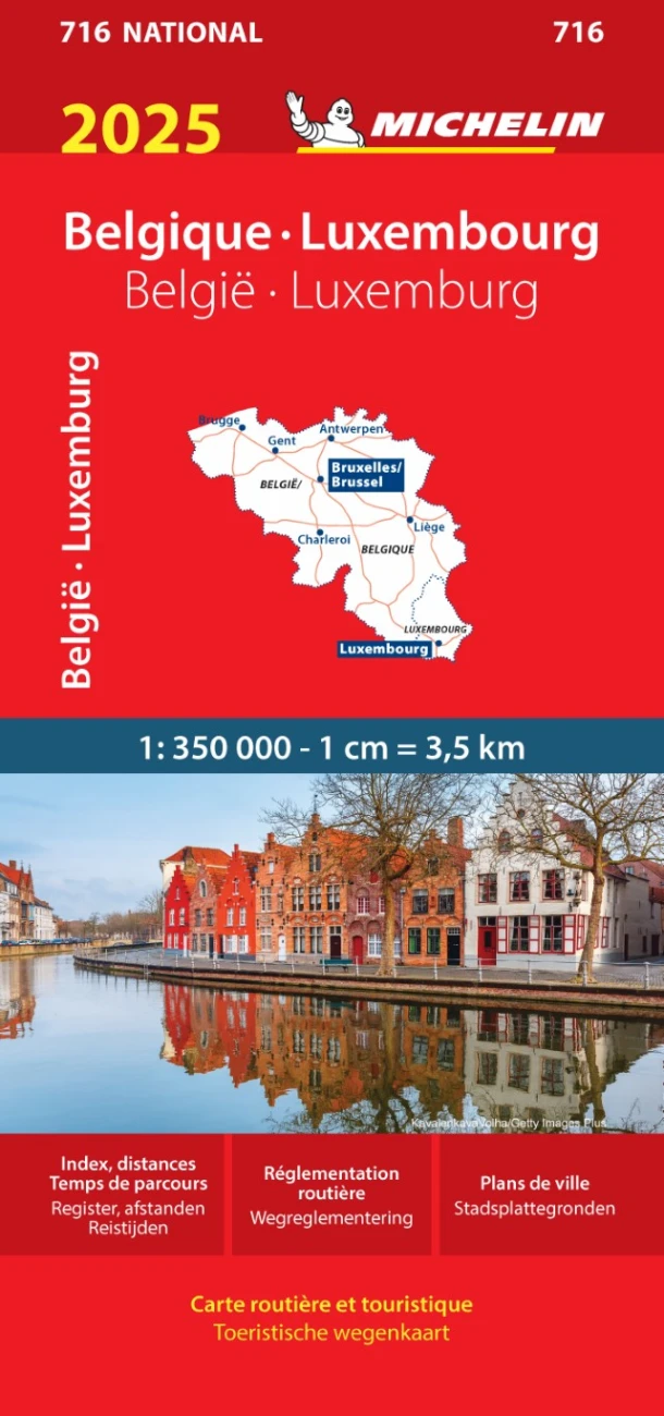 Michelin 716 België / Luxemburg – boek cover