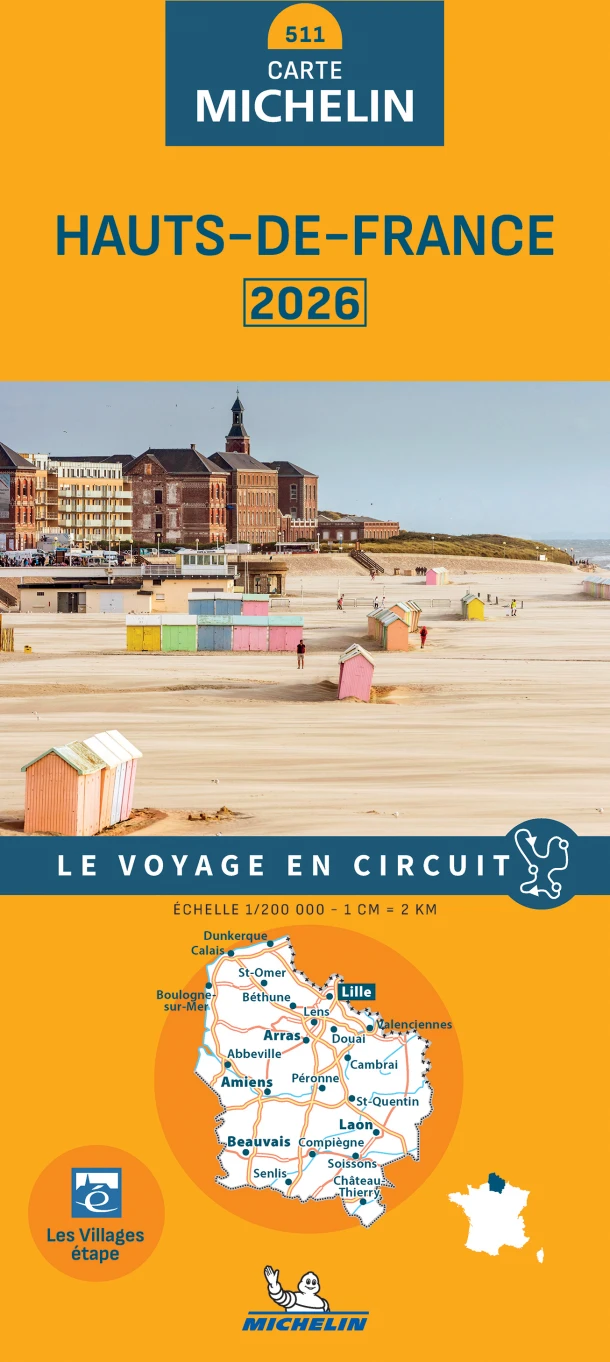 Michelin 511 Hauts-de-France 2026 – boek cover