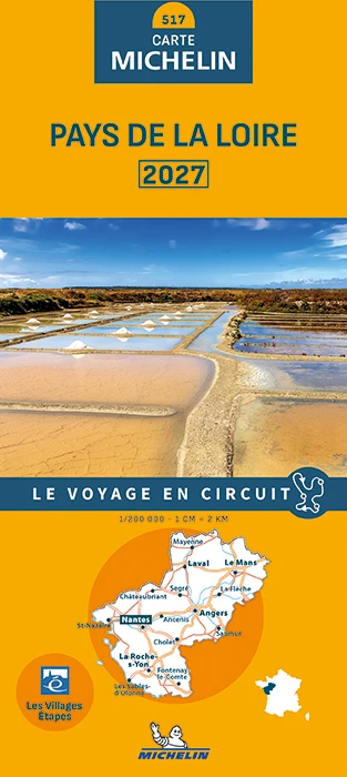Michelin 517 Pays de Loire 2027 – boek cover