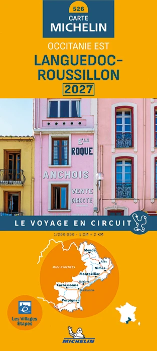 Michelin 526 Languedoc-Roussillon 2027 – boek cover