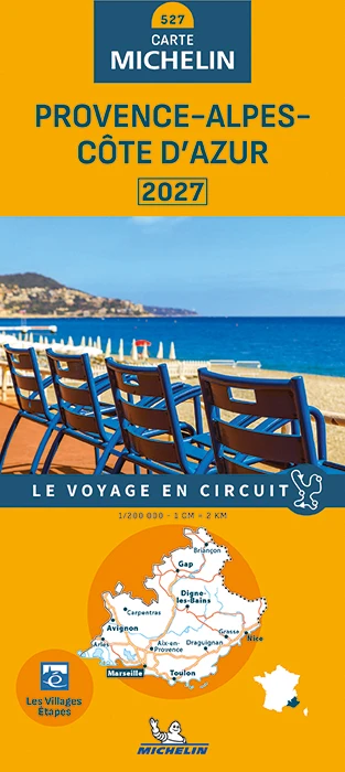 Michelin 527 Provence Cote-d'Azur 2028 – boek cover