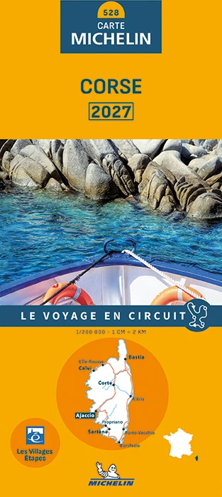 Michelin 528 Corse / Corsica 2027 – boek cover