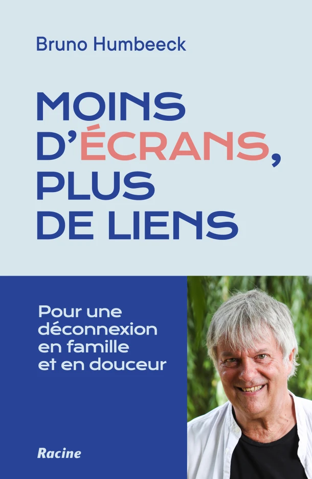 Moins d'écrans, plus de liens – Bruno Humbeeck – boek cover