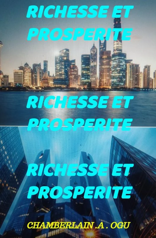 RICHESSE ET PROSPERITE – CHAMBERLAIN .A . OGU – boek cover