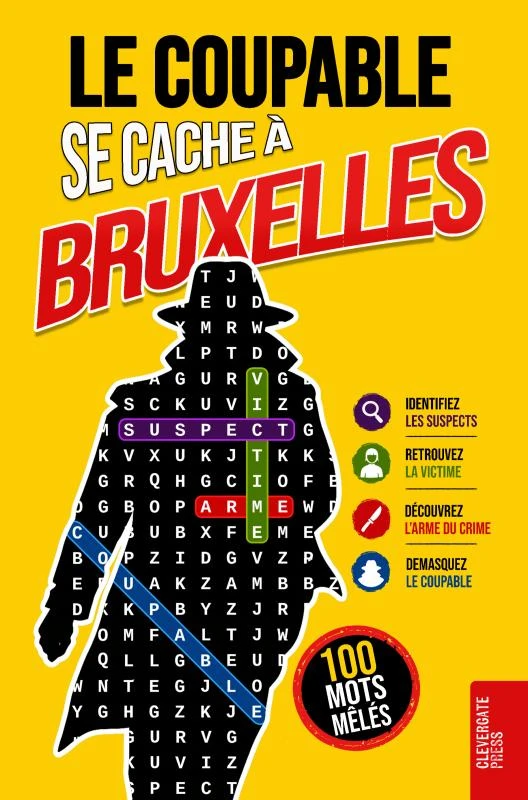 Le Coupable se cache à Bruxelles – Clevergate Press – boek cover