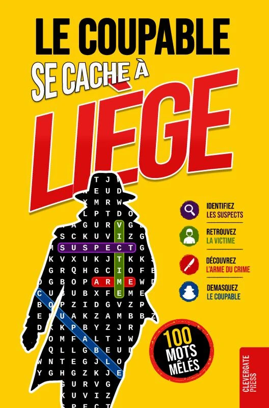 Le Coupable se cache à Liège – Clevergate Press – boek cover