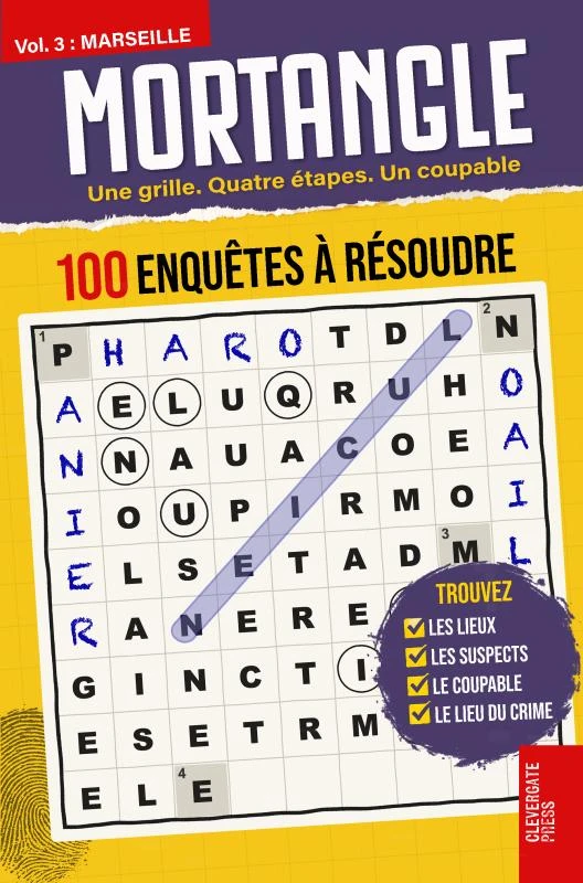 MORTANGLE - Enquêtes à Marseille – Clevergate Press – boek cover