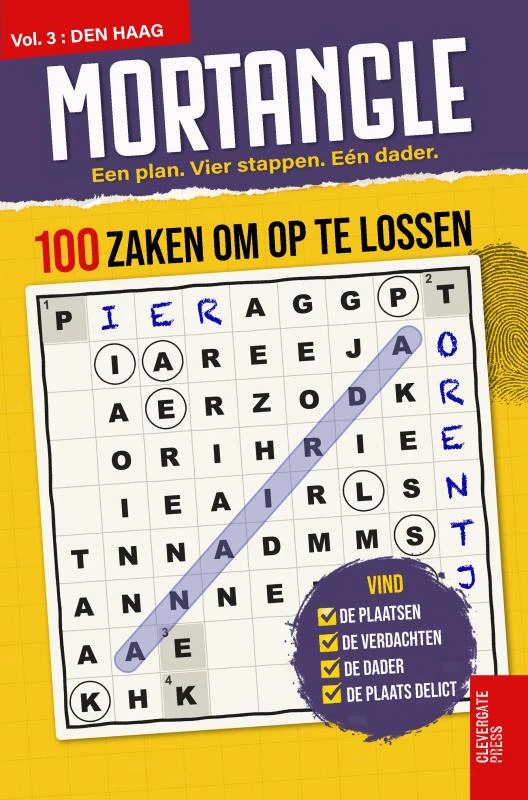 MORTANGLE - Speurzaken in Den Haag – Clevergate Press – boek cover