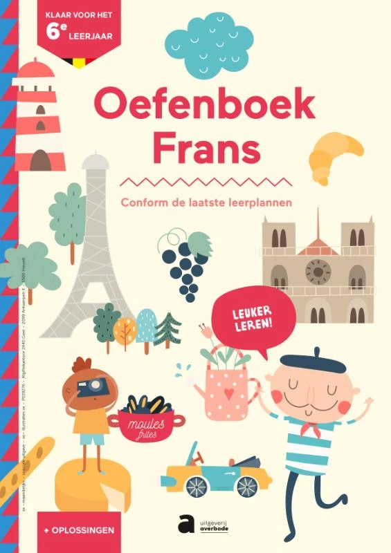 Oefenboek Frans: klaar voor het 6e leerjaar – boek cover