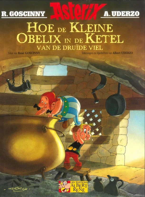 Asterix - hoe de kleine obelix in de ketel van de druïde viel (geïllustreerd album) – boek cover