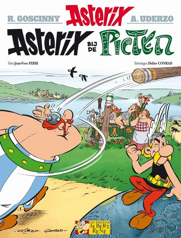 Asterix 35. asterix bij de picten – jean-yves ferri – boek cover