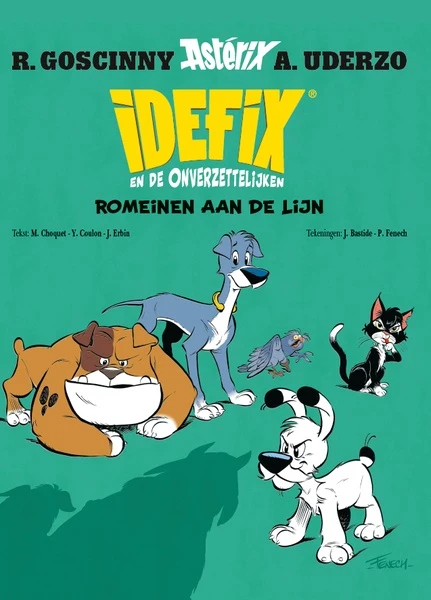 Idefix en de onverzettelijken 1 - romeinen aan de lijn – matthieu choquet – boek cover