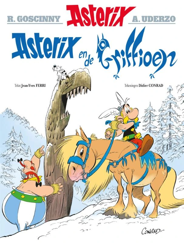 Asterix 39. asterix en de griffioen – jean-yves ferri – boek cover