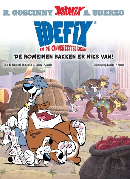 Idefix en de onverzettelijken 2 - de romeinen bakken er niks van – h benedetti – boek cover