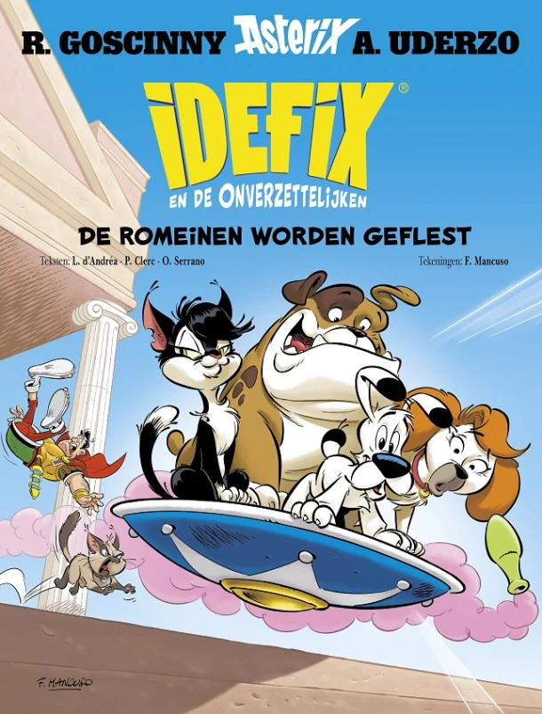 Idefix en de onverzettelijken 8 - de romeinen worden geflest – boek cover