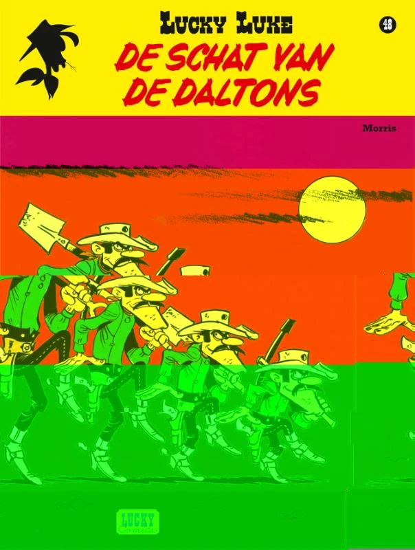 48. de schat van de daltons – boek cover