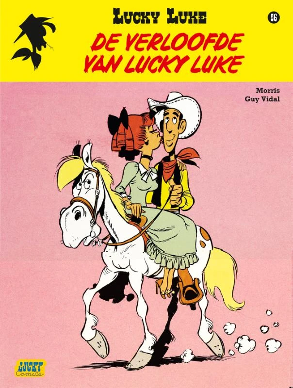 56. de verloofde van lucky luke – boek cover