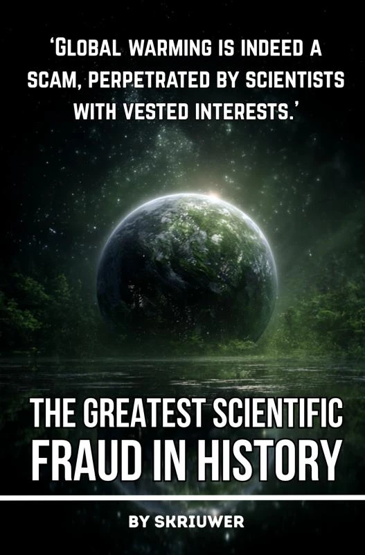 Climate Change: The Greatest Scientific Fraud in History – Auke de Haan – boek cover