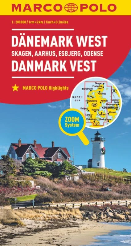 Marco Polo Denemarken West - Skagen – boek cover
