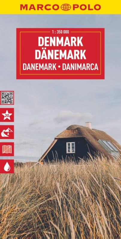 Marco Polo Wegenkaart Denemarken – Marco Polo – boek cover