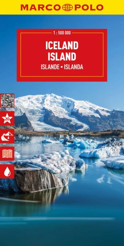 Marco Polo Wegenkaart ¿sland – boek cover