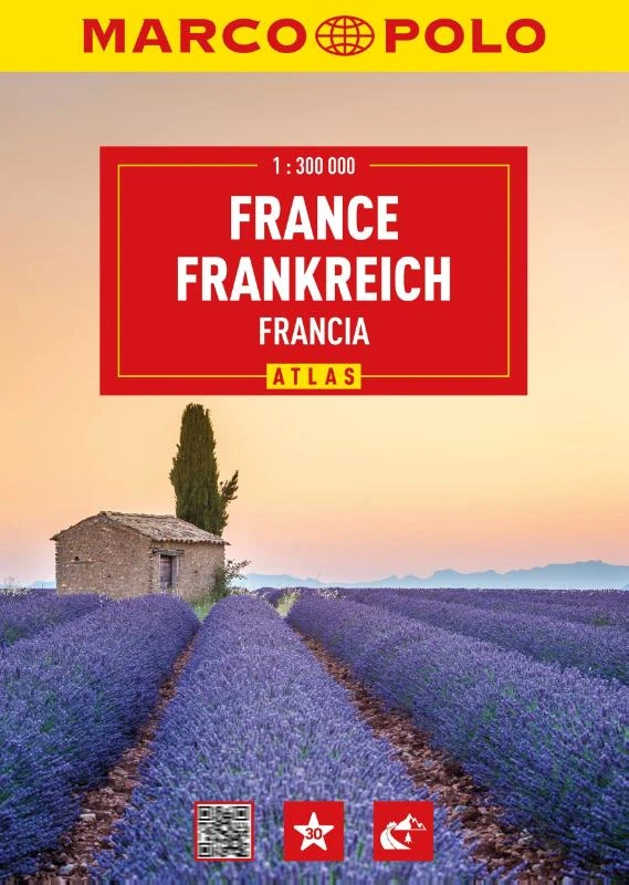Marco Polo Atlas Frankrijk – boek cover