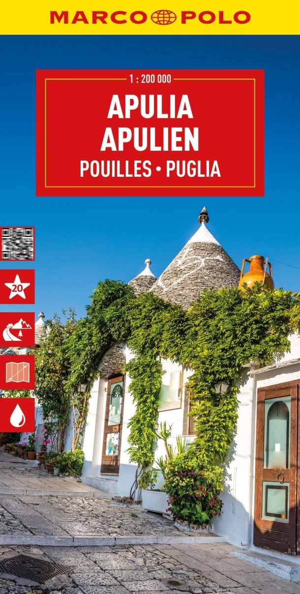 MARCO POLO Reisekarte Italien 11 Apulien 1:200.000 – Polo Marco – boek cover