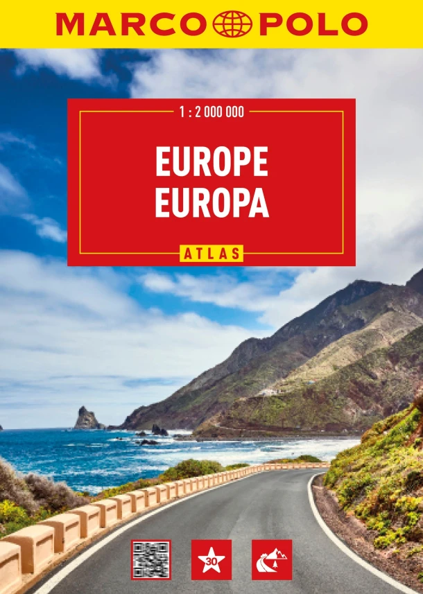 Europa Wegenatlas Marco Polo – boek cover