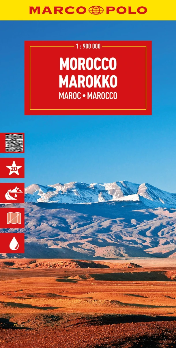 MARCO POLO WEGENKAART MAROKKO – boek cover