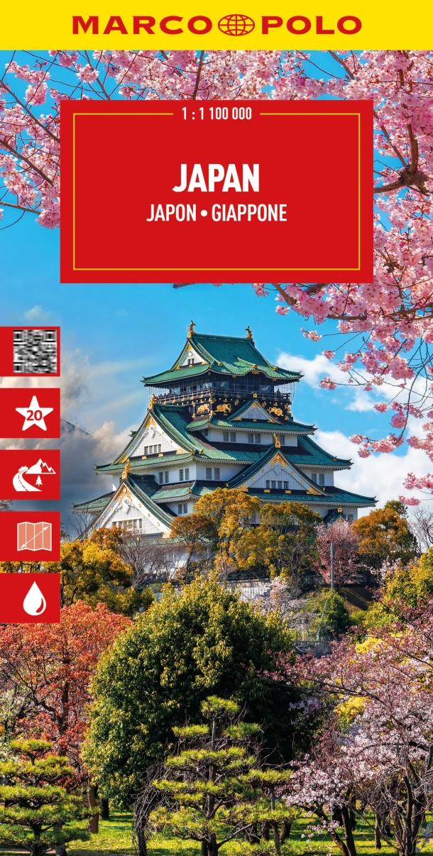 Japan Marco Polo Map – Marco Polo – boek cover